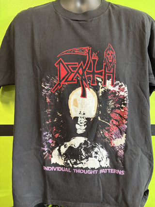 1993 Death Individual Thought Patterns T-Shirt, Black, XL