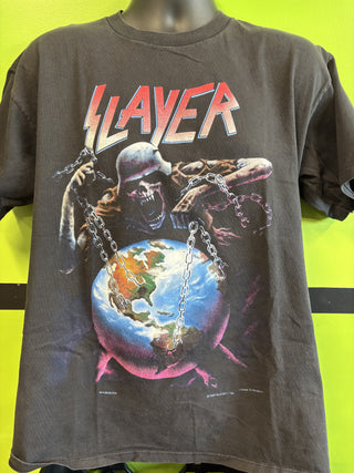 1994 Slayer North American Intourvention T-Shirt, Black, XL