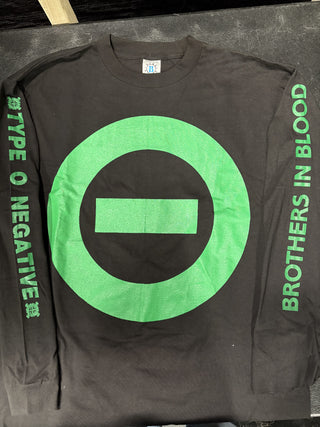 Type O Negative Slow Deep & Hard Longsleeve T-Shirt, Black, XL (PRICED ACCORDING TO DAMAGE)