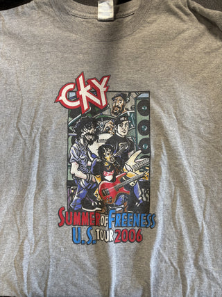 CKY Summer Of Freeness 2006 Tour T-Shirt, Grey, L