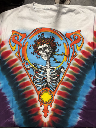 Grateful Dead Bertha T-Shirt, White / Tie Dye, M