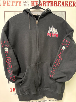 Mighty Mighty Bosstones Bulldog Zip Up Hoodie, Black, M