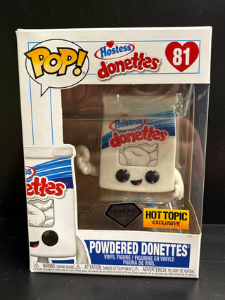 Funko POP Diamond Collection Hostess Donettes Powdered Donettes (Hot Topic Exclusive)