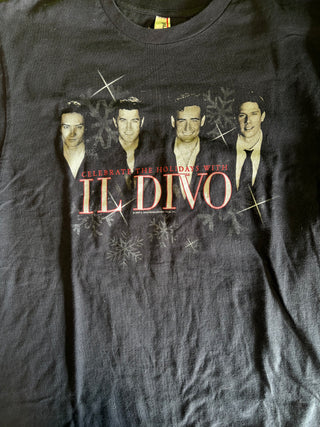 Il Divo Holiday Tour 2009 T-Shirt, Black, L