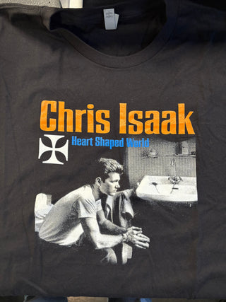 Chris Isaak Heart Shaped World T-Shirt, Black, 2XL