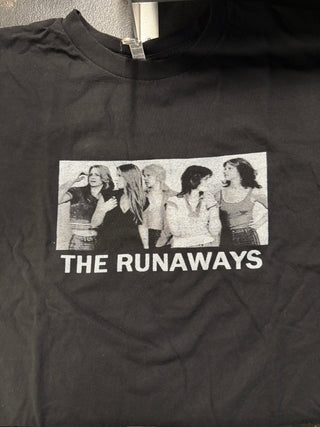 The Runaways Band Photo T-Shirt, Black, 2XL