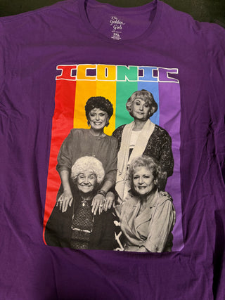 Golden Girls Iconic T-Shirt, Purple, 3XL