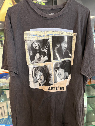 Beatles Let It Be T-Shirt, Dark Gray, XL – Darkside Records Beatles Let It Be T-Shirt, Dark Gray, XL – Darkside Records