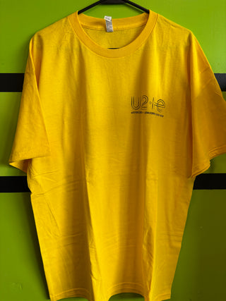 U2 Experience + Innocence Tour 2018 Crew T-Shirt, Yellow, XL