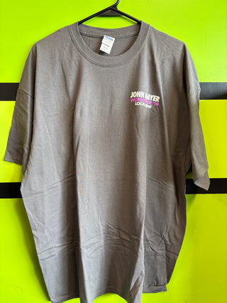 John Mayer World Tour '19 Local Crew T-Shirt, Gray, 2XL