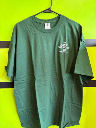 Justin Timberlake Man Of The Woods Tour Local Crew T-Shirt, Green, XL