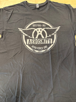 Aerosmith Aero Force One 2017 T-Shirt, Black, L