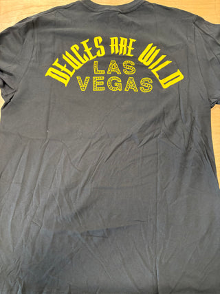 Aerosmith Deuces Are Wild Las Vegas T-Shirt, Black, L