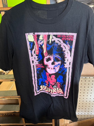 Suspiria Do You Know Anything About Witches T-Shirt, Black, M