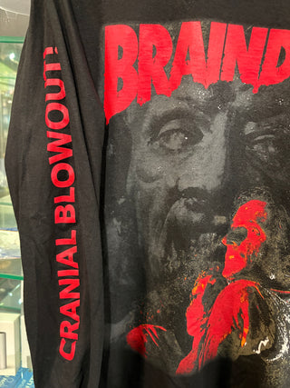 Braindead Longsleeve T-Shirt, Black, M