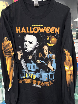 John Carpenters Halloween Longsleeve T-Shirt, Black, M