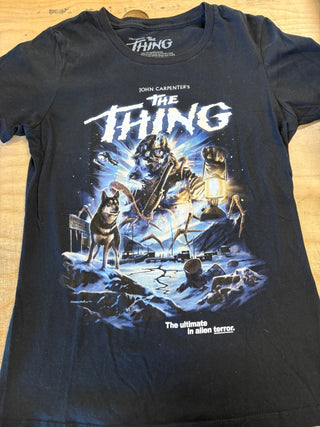 The Thing Illustrated Poster T-Shirt, Black, GM