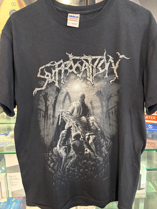Suffocation Come Hell Or High Priest T-Shirt, Black, M