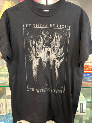 Let There Be Light And There Was Light T-Shirt, Black, M