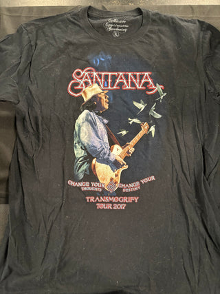 Santana Transmogrify Tour 2017 T-Shirt, Black, XL