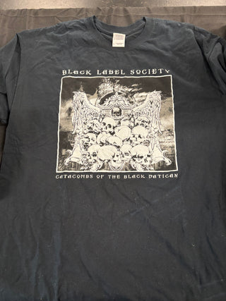 Black Label Society Catacombs Of The Black Vatican T-Shirt, Black, XL