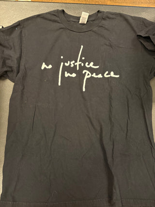 Defeater No Justice No Peace Charity T-Shirt, Black, L