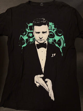 Justin Timberlake The 20/20 Experience Tour 2013-2014 T-Shirt, Black, S