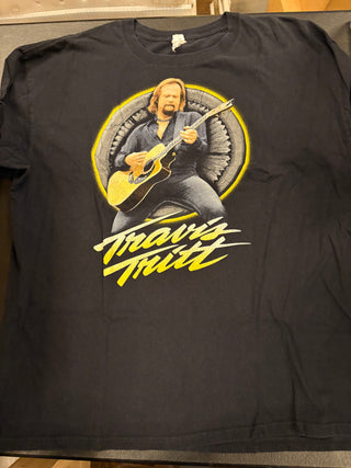 Travis Tritt Live 2011 T-Shirt, Black, 2XL