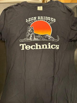 Leon Bridges Technics T-Shirt, Black, XL