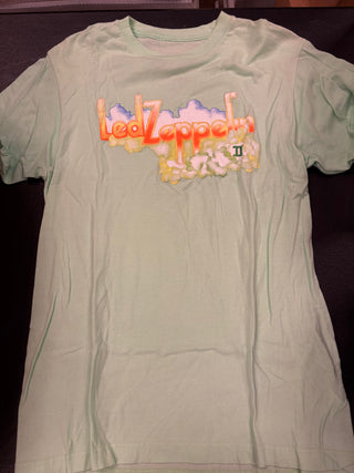 Led Zeppelin II Clouds T-Shirt, Green, M
