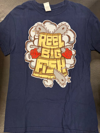 Reel Big Fish Chainsaw T-Shirt, Navy, S