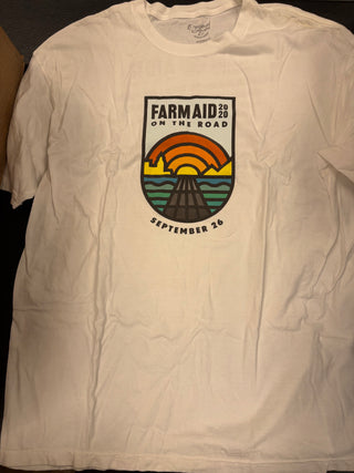 Farm Aid On The Road 2020 T-Shirt, White, L