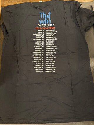 The Who Hits 50 2015-2016 Tour T-Shirt, Black, L