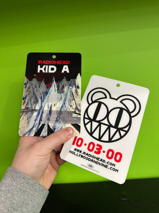 Radiohead- Kid A 10/03/2000 Promotional Lanyard Badge