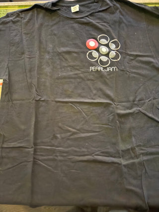 Pearl Jam Lightning Bolt 2013 Tour T-Shirt, Black, L