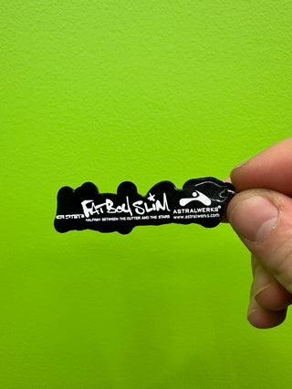 Fat Boy Slim- Halfway Between The Gutter & The Stars 2000 Promotional Rubber Logo Keychain