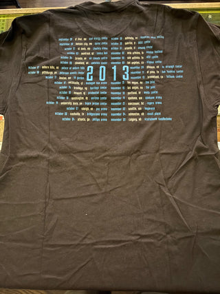 Nine Inch Nails Tension Tour 2013 T-Shirt, Black, L