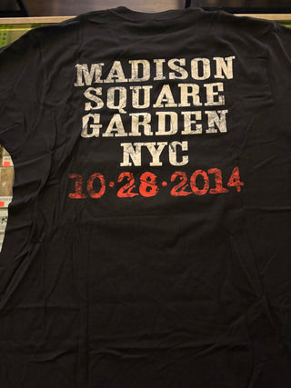 Motley Crue 10/28/14 MSG Final Shows Harley Davidson T-Shirt, Black, L