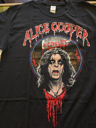 Alice Cooper Spend The Night Tour 2016 VIP T-Shirt, Black, L