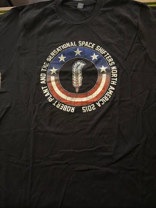 Robert Plant & The Sensational Space Shifters North American Tour 2015 T-Shirt, Black, L