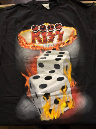 Kiss Vegas Residency T-Shirt November 5-23 2014 T-Shirt, Black, L
