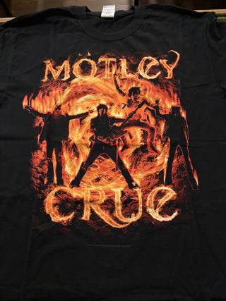 Motley Crue An Evening In Hell Vegas 2013 T-Shirt, Black, L