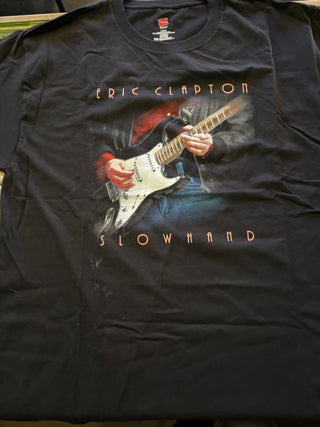 Eric Clapton 70th Birthday MSG Slowhand 2015 T-Shirt, Black, L