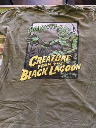 Suavecito Creature From The Black Lagoon T-Shirt, Green, L