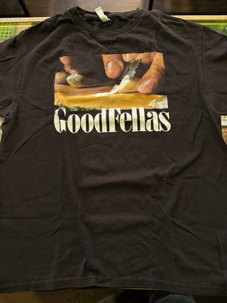 MethSyndicate Goodfellas Razorblade Garlic T-Shirt, Black, L