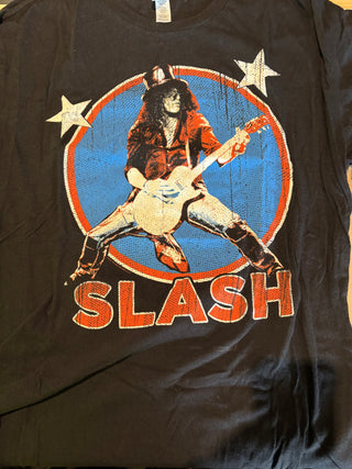 Slash World On Fire Tour 2014 T-Shirt, Black, L