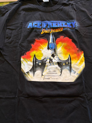 Ace Frehley Space Invader Tour VIP T-Shirt, Black, L