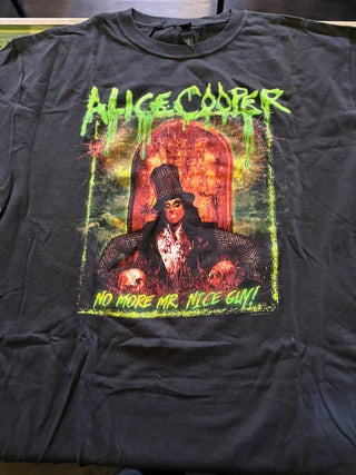 Alice Cooper Tour 2014 No More Mr Nice Guy T-Shirt, Black, L