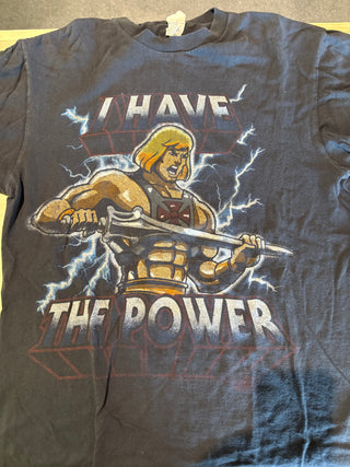 He-Man I Have The Power T-Shirt, Black, M