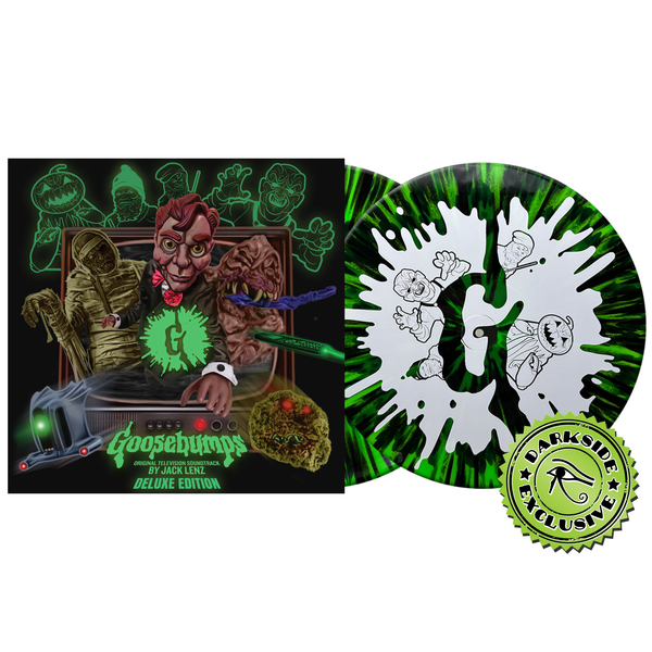 Goosebumps Original Television Soundtrack (Jack Lenz) (2LP Deluxe Darkside Exclusive Green w/ Black Splatter Vinyl)